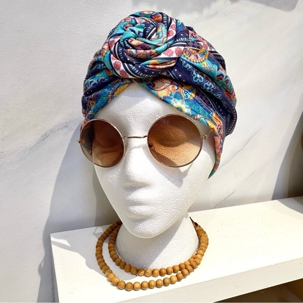 Beautiful trendy turbans/head Boho wraps w Gypsy spell/hippy/retro vibe - Picture 11 of 14